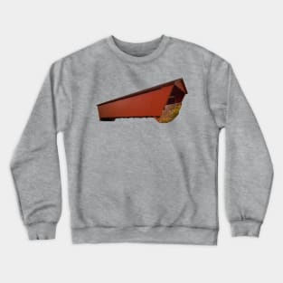 Covered Bridge called Jericho Crewneck Sweatshirt